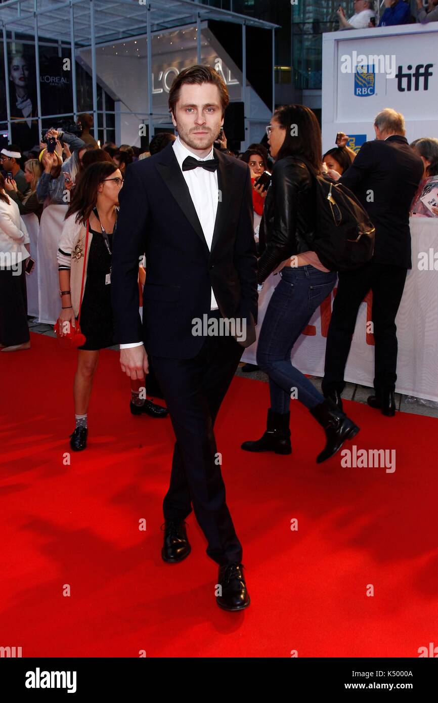 Toronto, Ontario. 7. Sep 2017. Sverrir Gudnason in der Ankunftshalle für BORG/MCENROE Premiere auf dem Toronto International Film Festival 2017, Roy Thomson Hall, Toronto, am 7. September 2017. Credit: JA/Everett Collection/Alamy leben Nachrichten Stockfoto