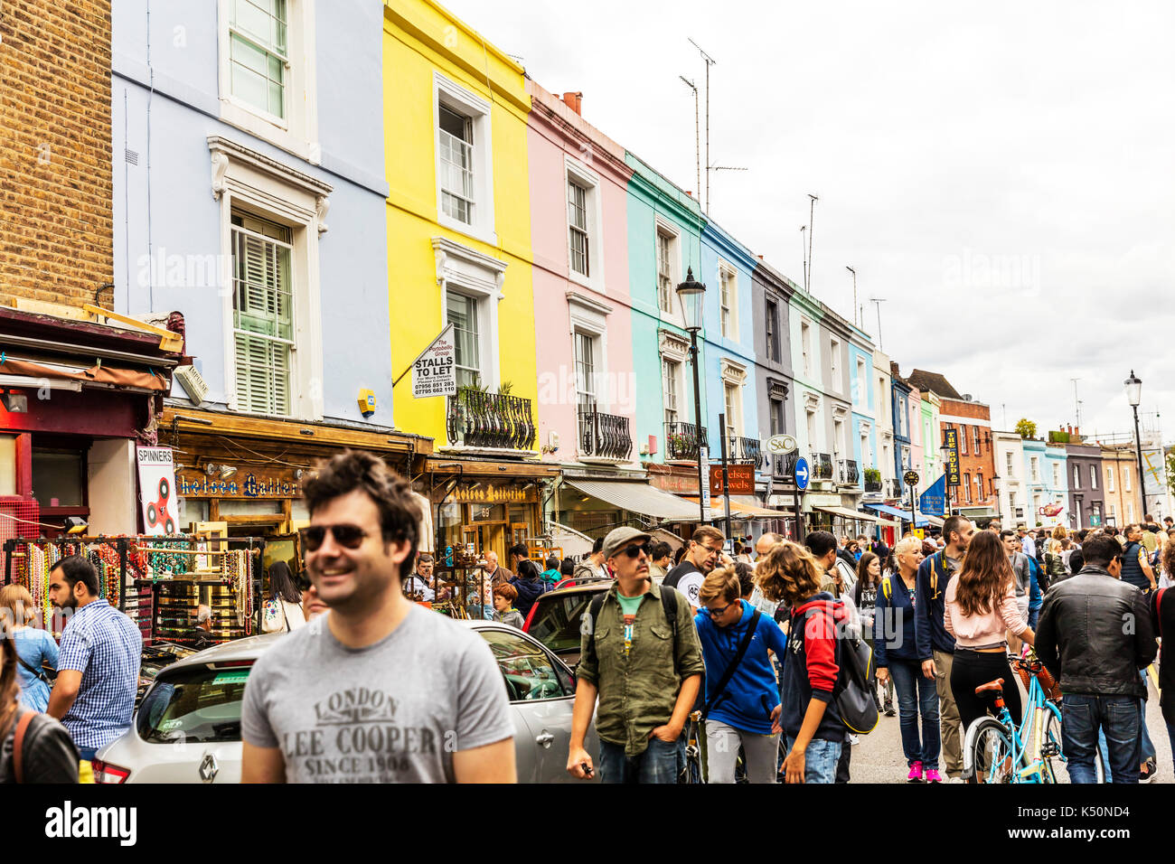 Notting Hill London, Notting Hill, Notting Hill Street, Notting Hill London UK England, Notting Hill, Notting Hill, London, UK, England Stockfoto