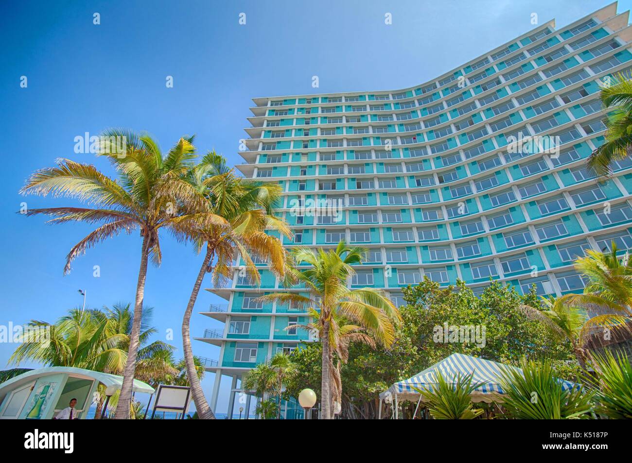 Hotel in Kuba Stockfoto