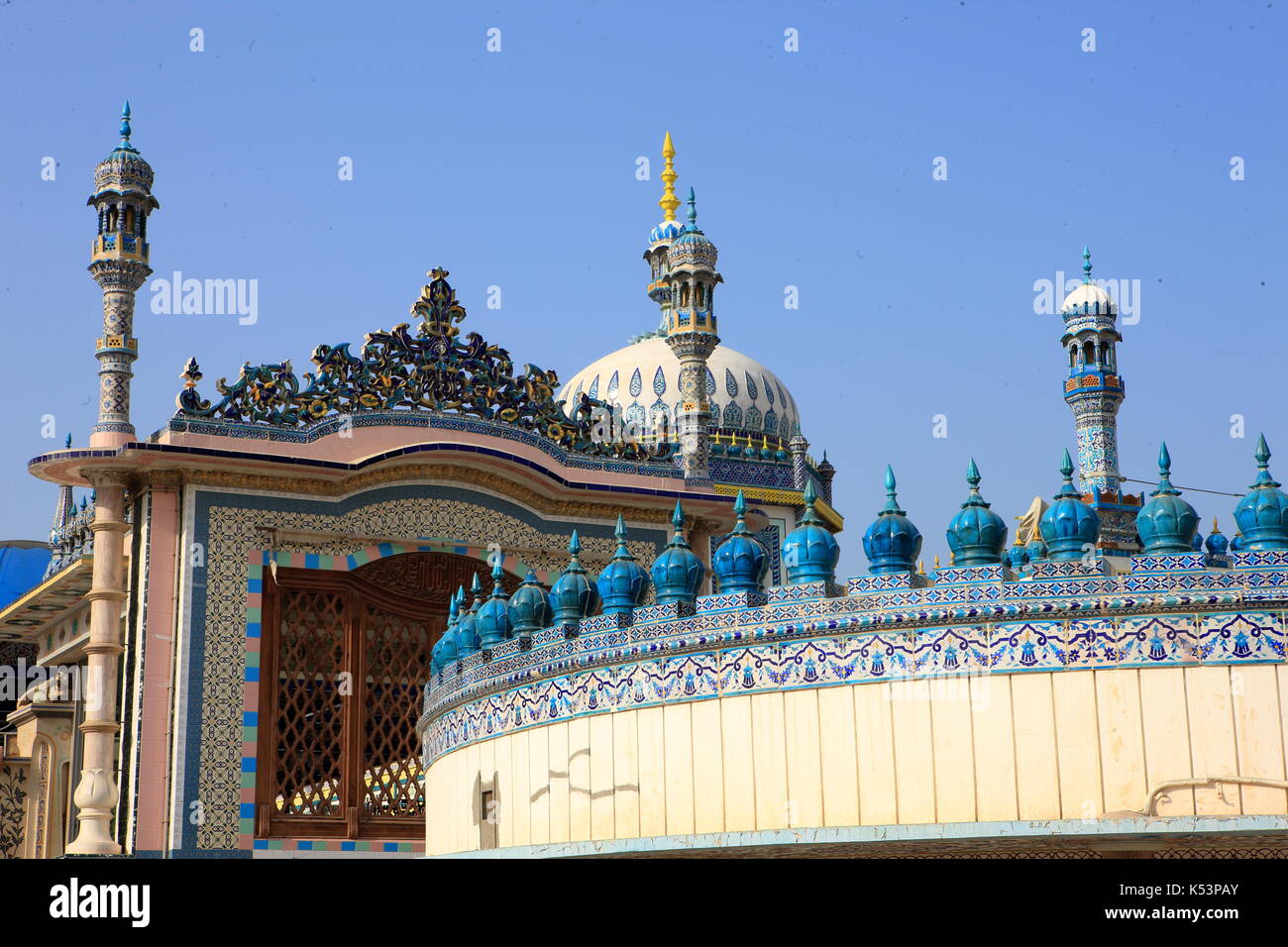 Clock Tower Hyderabad, Sindh in Pakistan. Stockfoto