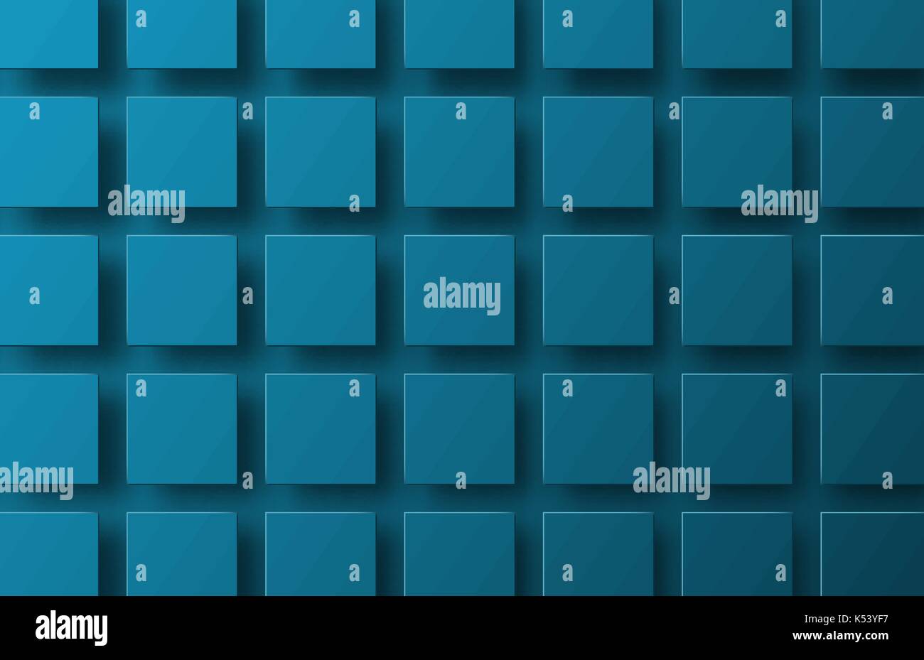 Vorlage eines blauen vector Hintergrund mit Plätzen in die Luft wirft einen Schatten. Design einer Kulisse für Web und Print. Stock Vektor