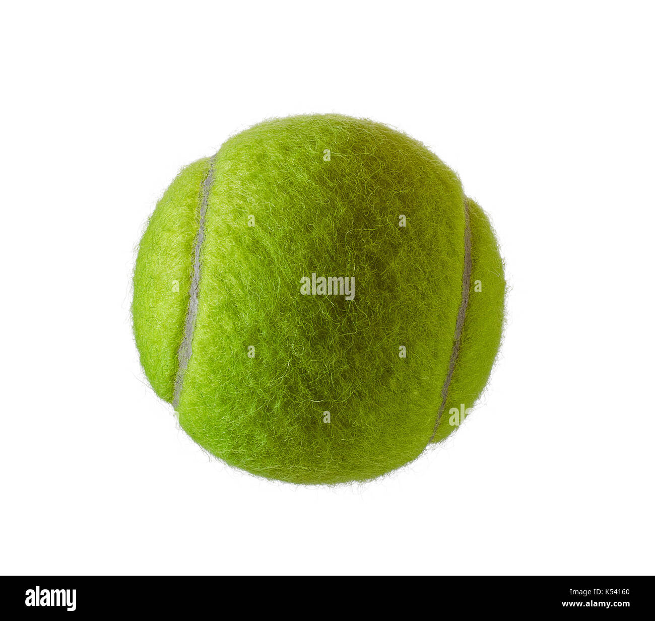 Neue Tennis ball auf weißem Hintergrund Stockfoto