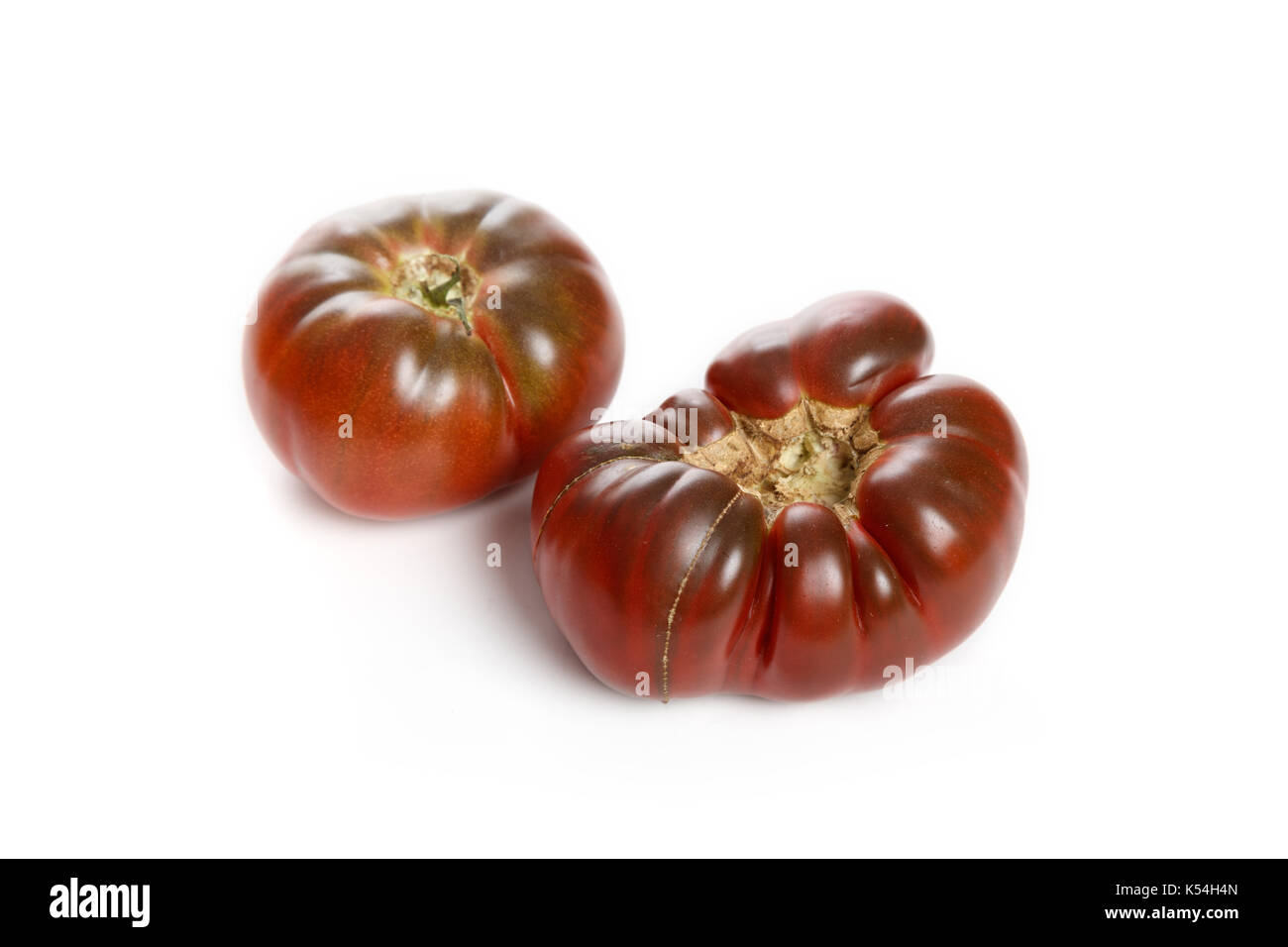 Selbst angebauten Tomaten in Vancouver BC Kanada Stockfoto