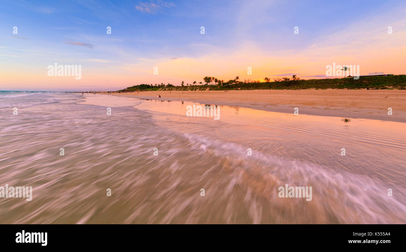 Cable Beach, Broome bei Sonnenuntergang. Western Australia Stockfoto