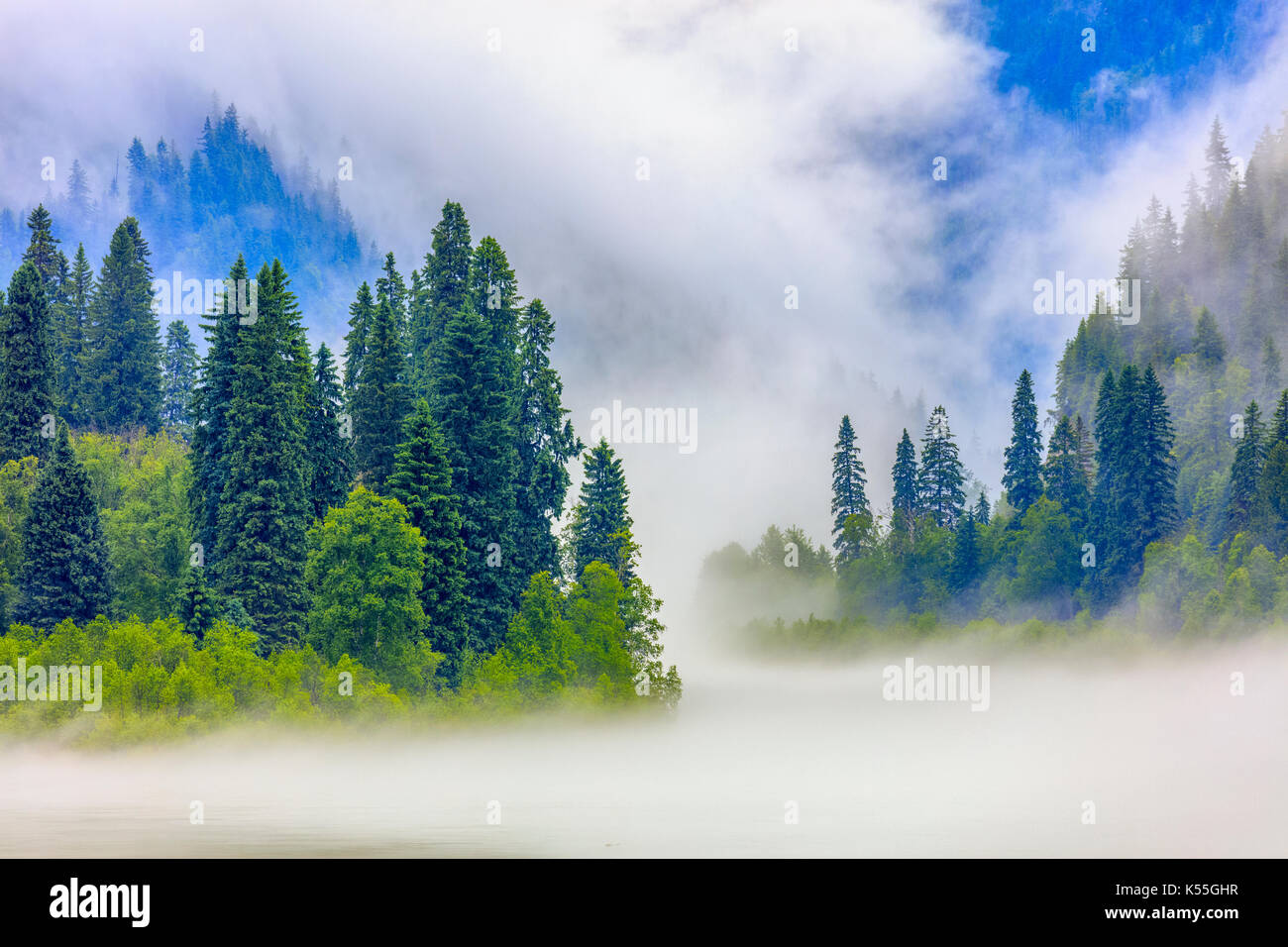 North Thompson River in British Columbia, Kanada Stockfoto