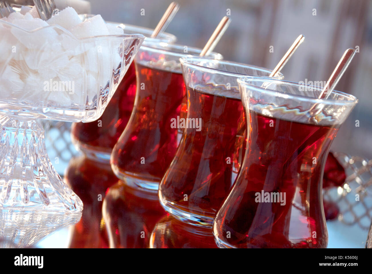 Türkischer Tee. Stockfoto