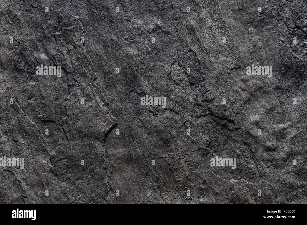 Natürliche Grunge rauh Schiefer Hintergrund Textur in Dunkelgrau Stockfoto