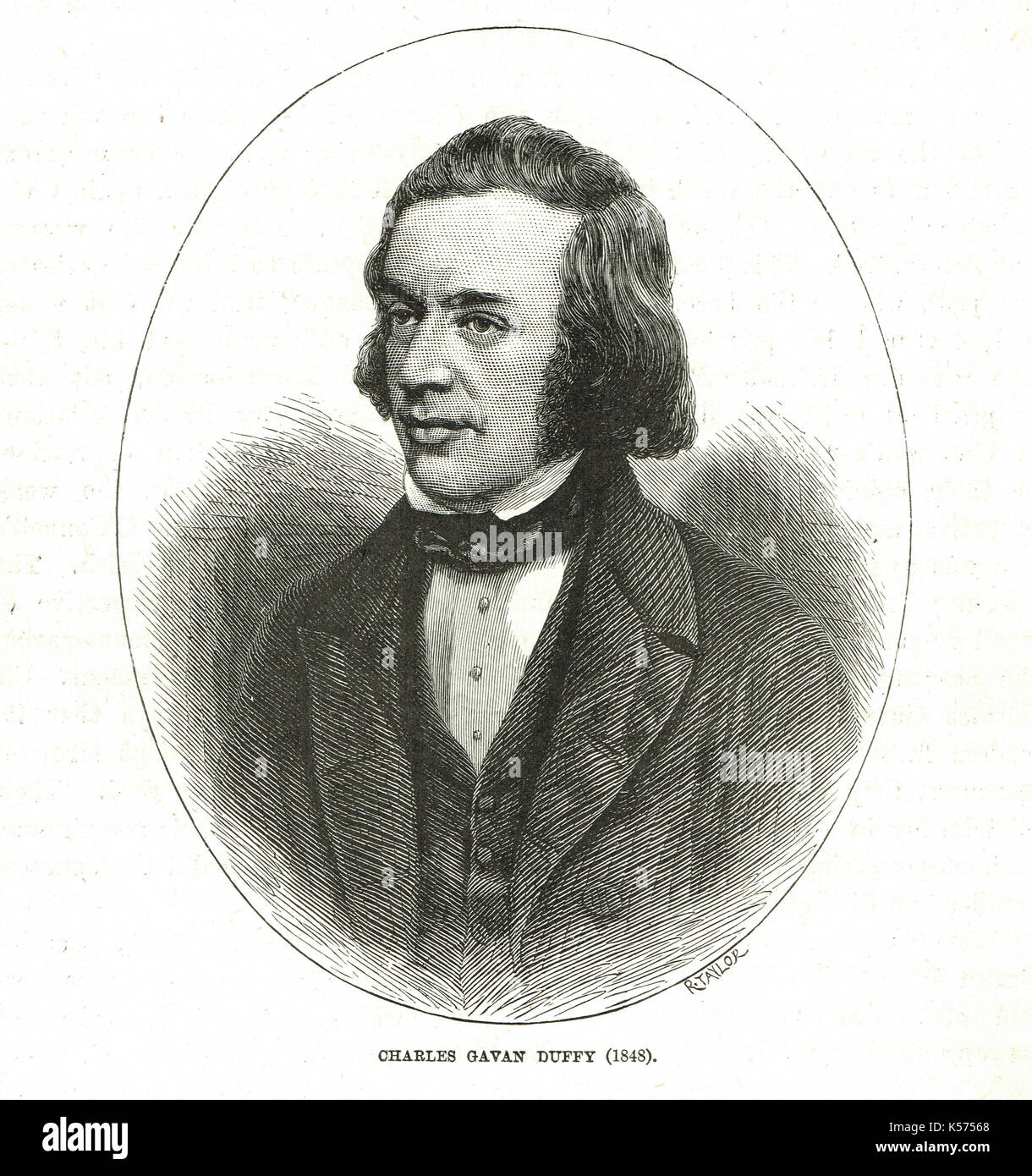 Charles Gavan Duffy 1816-1903, Irischer radikalen & später Premier von Victoria in Australien Stockfoto