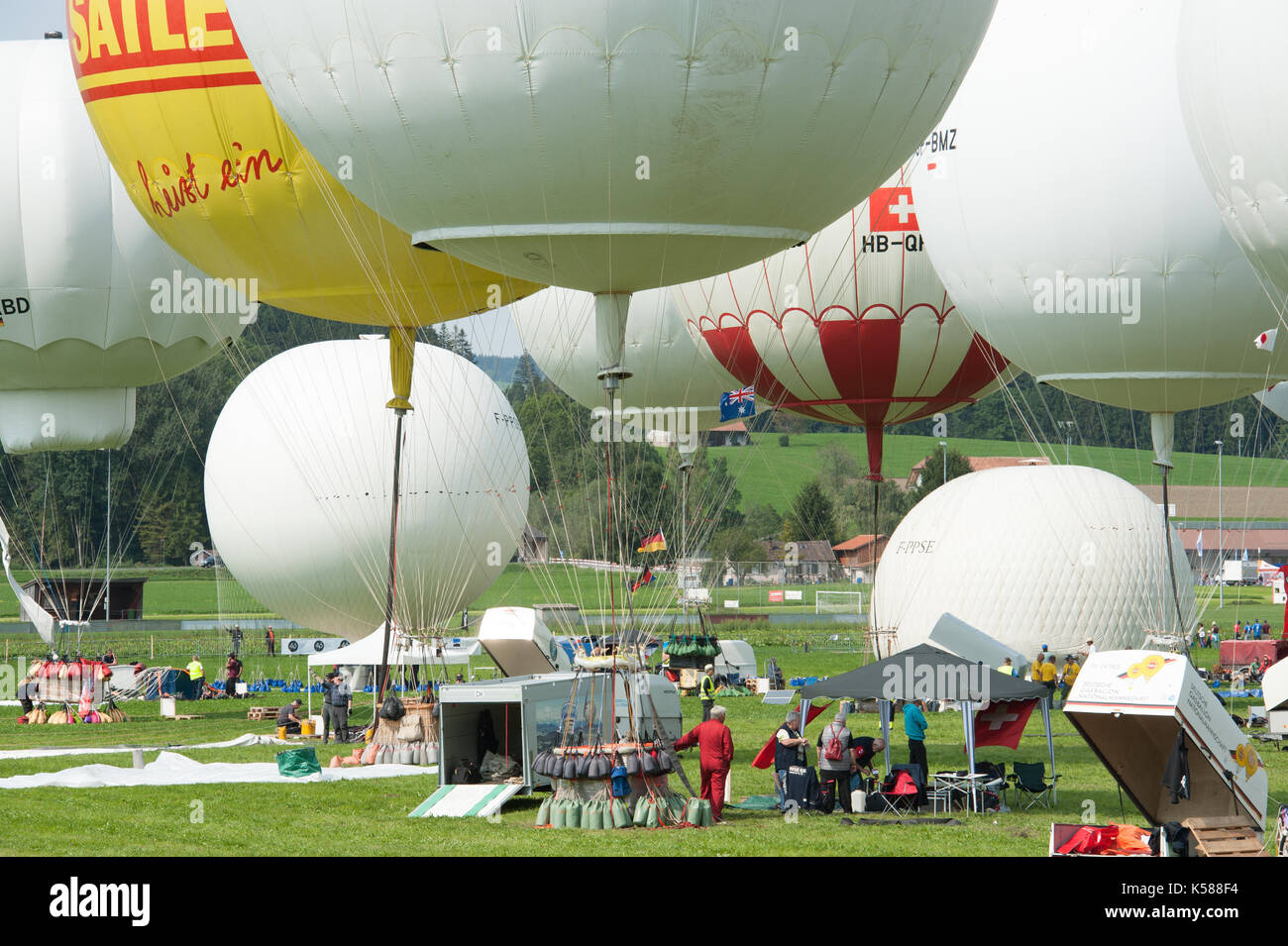 Gordon Bennett Balloon Race 2017 Stockfoto