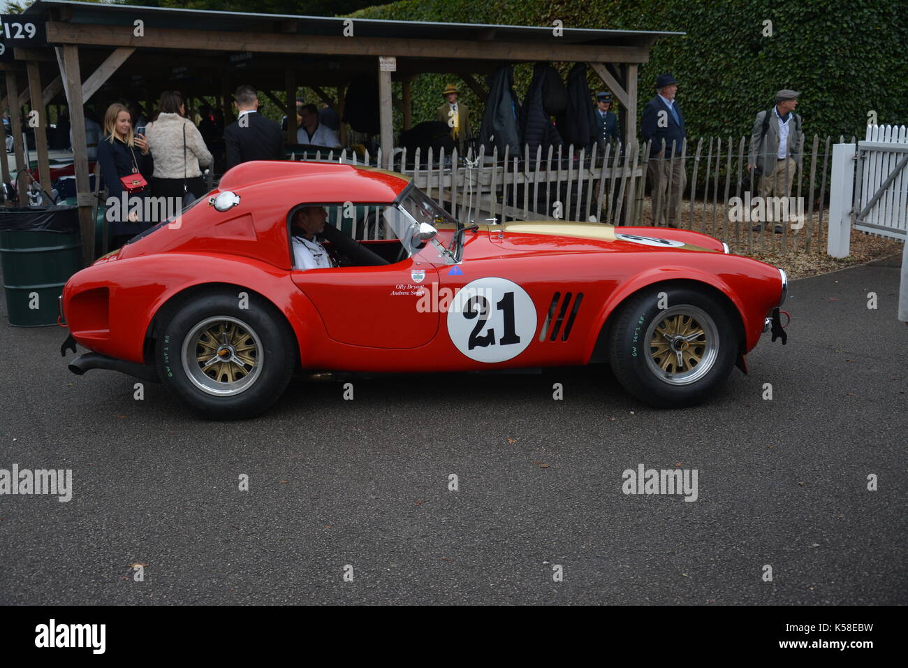 AC Cobra; Goodwood Revival 8. Sept. 2017 Stockfoto