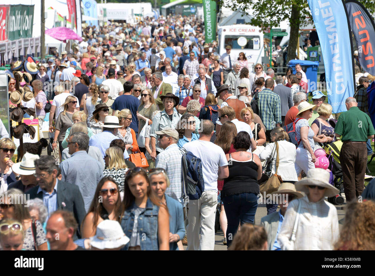 Süden von England Show 2016 Ardingly Showground, Tausende von Menschen nahmen an der jährlichen Veranstaltung. Kredit Terry Applin Stockfoto