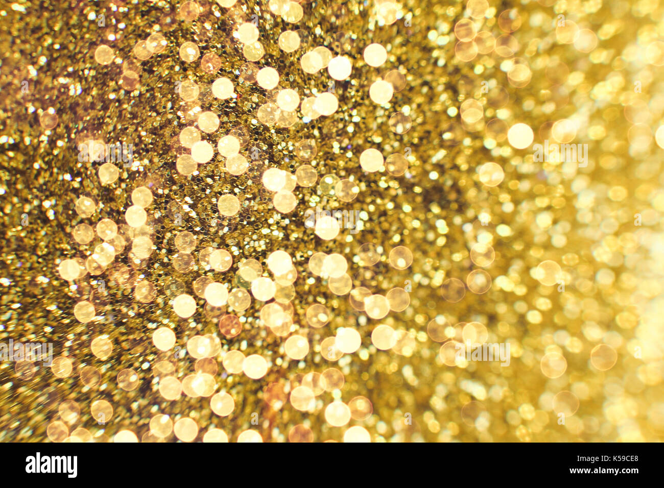 Glitzernde Leuchten Lampen leuchten Hintergrund: Blur von Weihnachten  wallpaper Dekorationen Konzept. Holiday festival Hintergrund: sparkle Kreis  beleuchtet Feiern dis Stockfotografie - Alamy