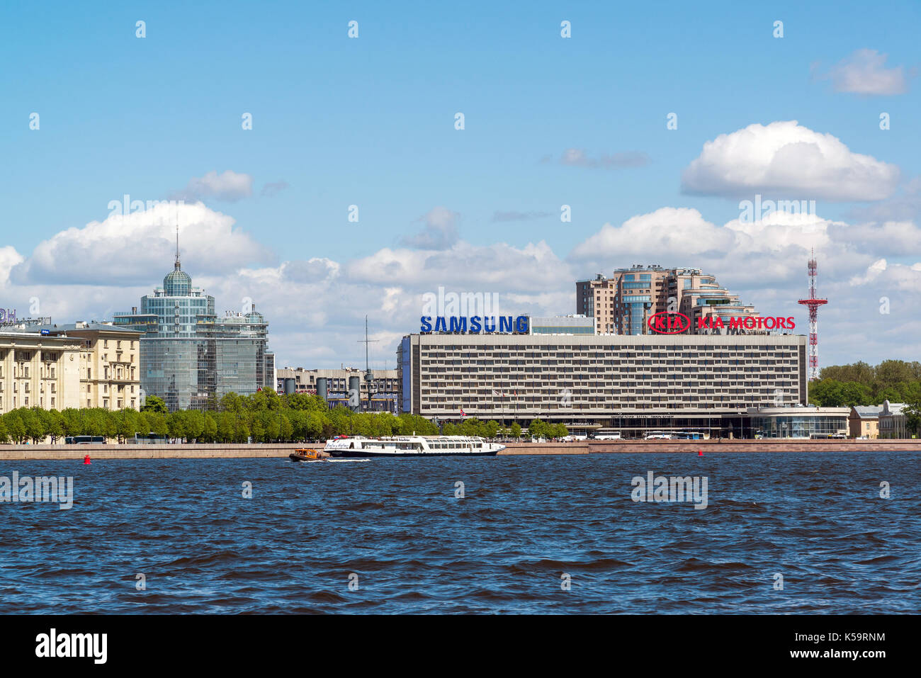 St. Petersburg, Russland - Juni 04. 2017. Peter und Paul Festung und Newa Stockfoto