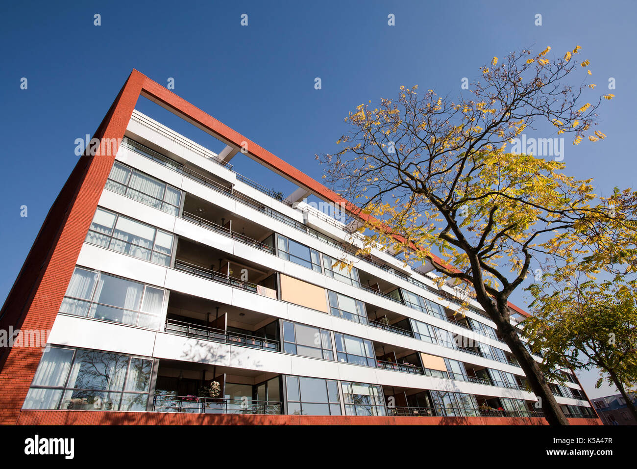 Moderne Apartments in Rotterdam, Niederlande Stockfoto