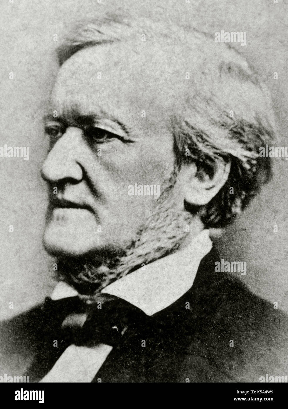 Richard Wagner (1813-1883). Deutscher Komponist. Stockfoto