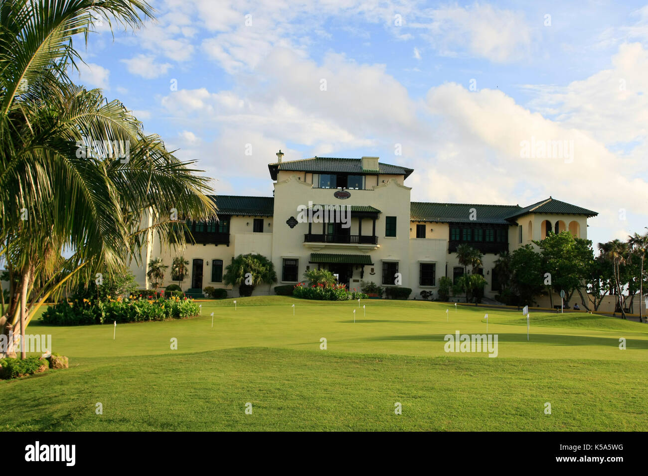 Die berühmten Xanadu Mansion und Restaurant am Strand von Varadero, Kuba Stockfoto