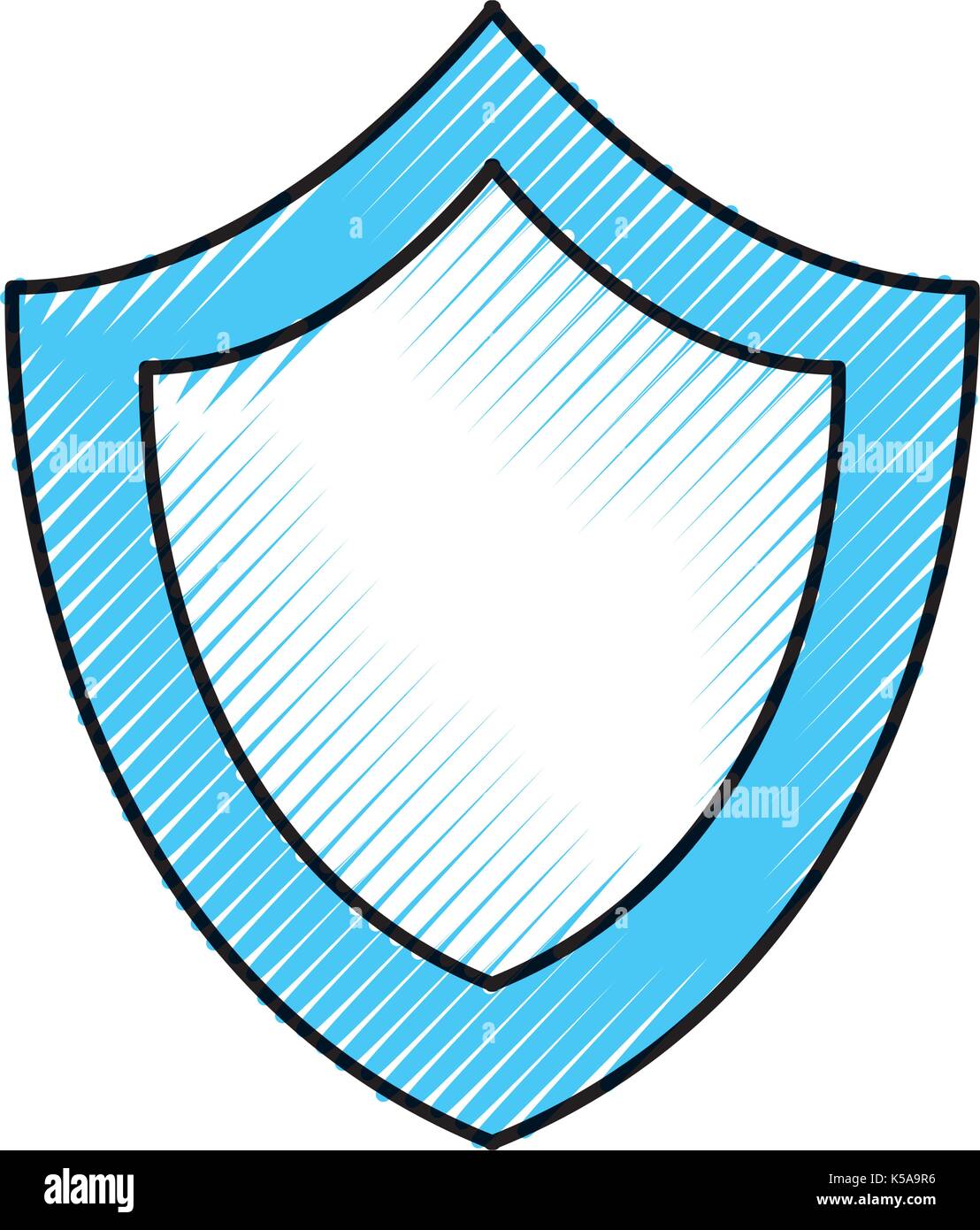 Schutzplatte sicheres System Technologie Symbol Stock Vektor