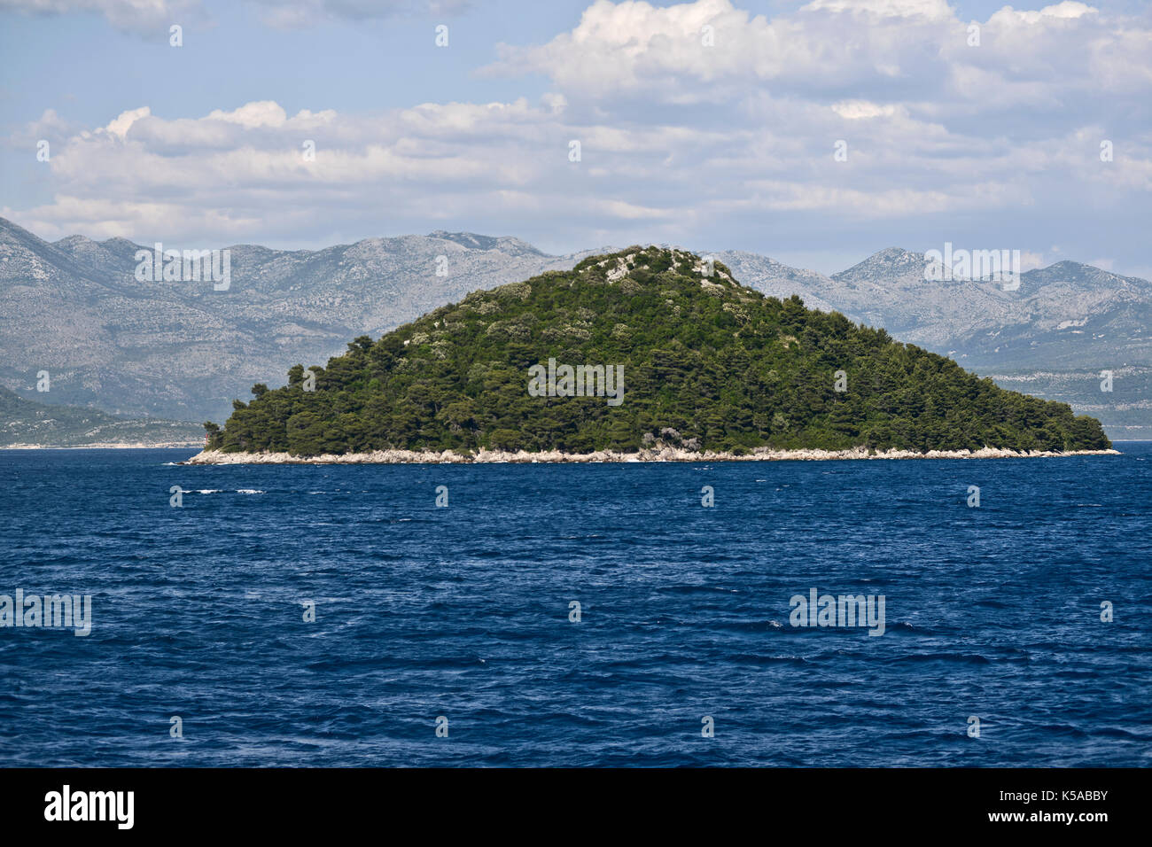 Kroatische Inseln, Adria Stockfoto