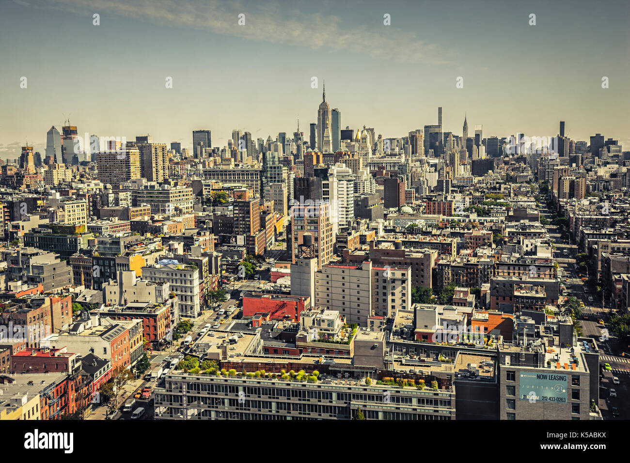 Skyline von New York City Stockfoto