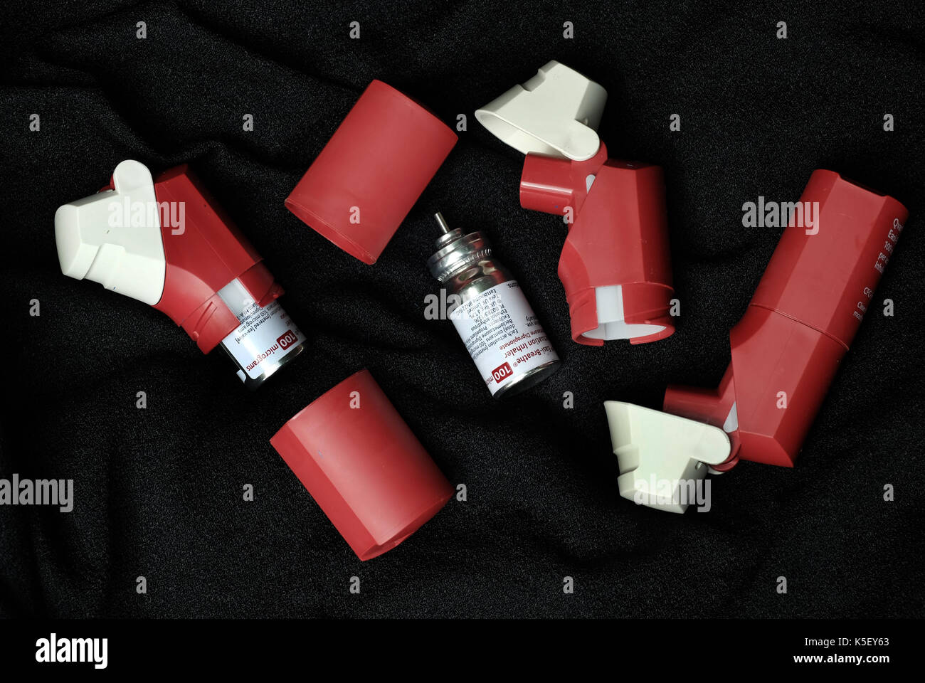Atmung Hilfe medizinische Geräte für Asthma leidet. Stockfoto
