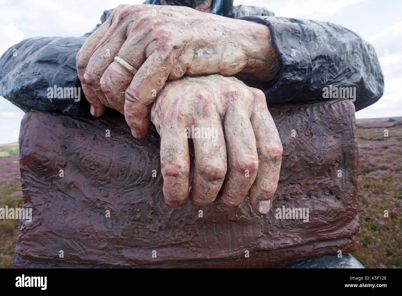 Rauhe Hände Stockfoto