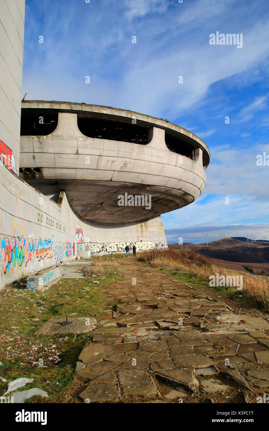 Buzludzha Denkmal ehemaligen KPD Hauptquartier, Bulgarien, Osteuropa Stockfoto