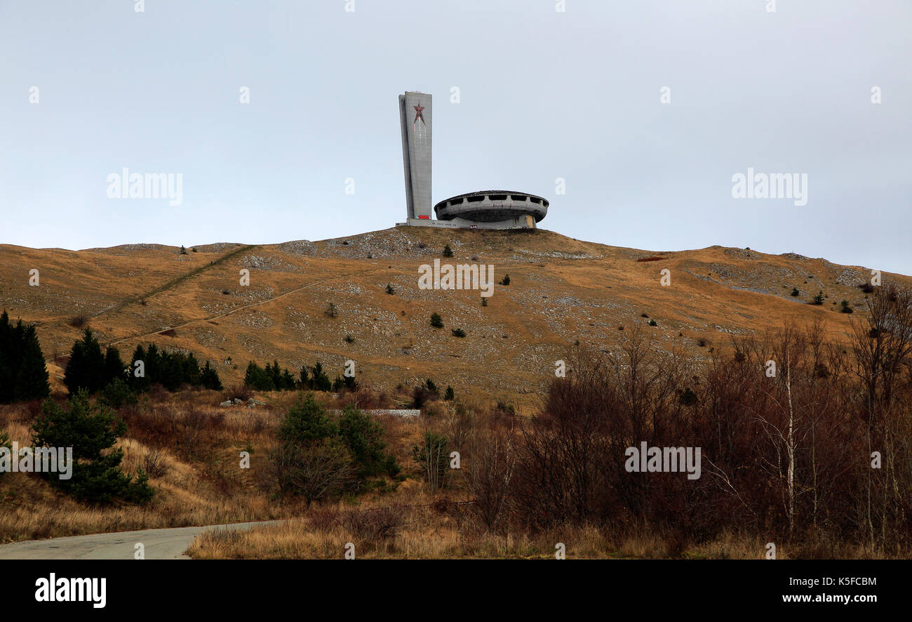 Buzludzha Denkmal ehemaligen KPD Hauptquartier, Bulgarien, Osteuropa Stockfoto