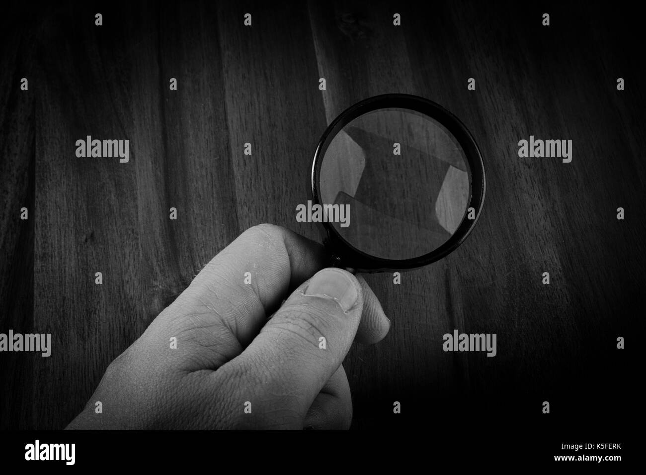 Magnifying glass Stockfoto