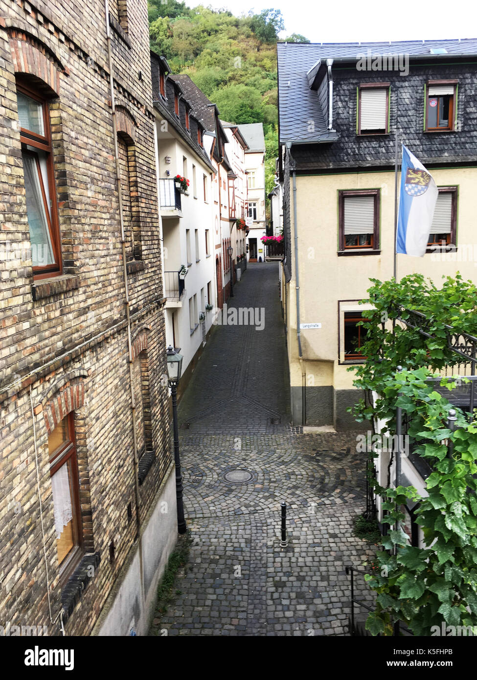 Bacharach am Rhein, Deutschland, Stadtblick Stockfoto
