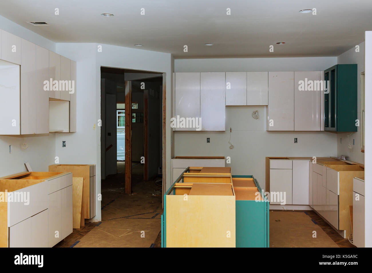 Kuche Installation Von Kitchen Cabinet Blinde Ecke Cabinet