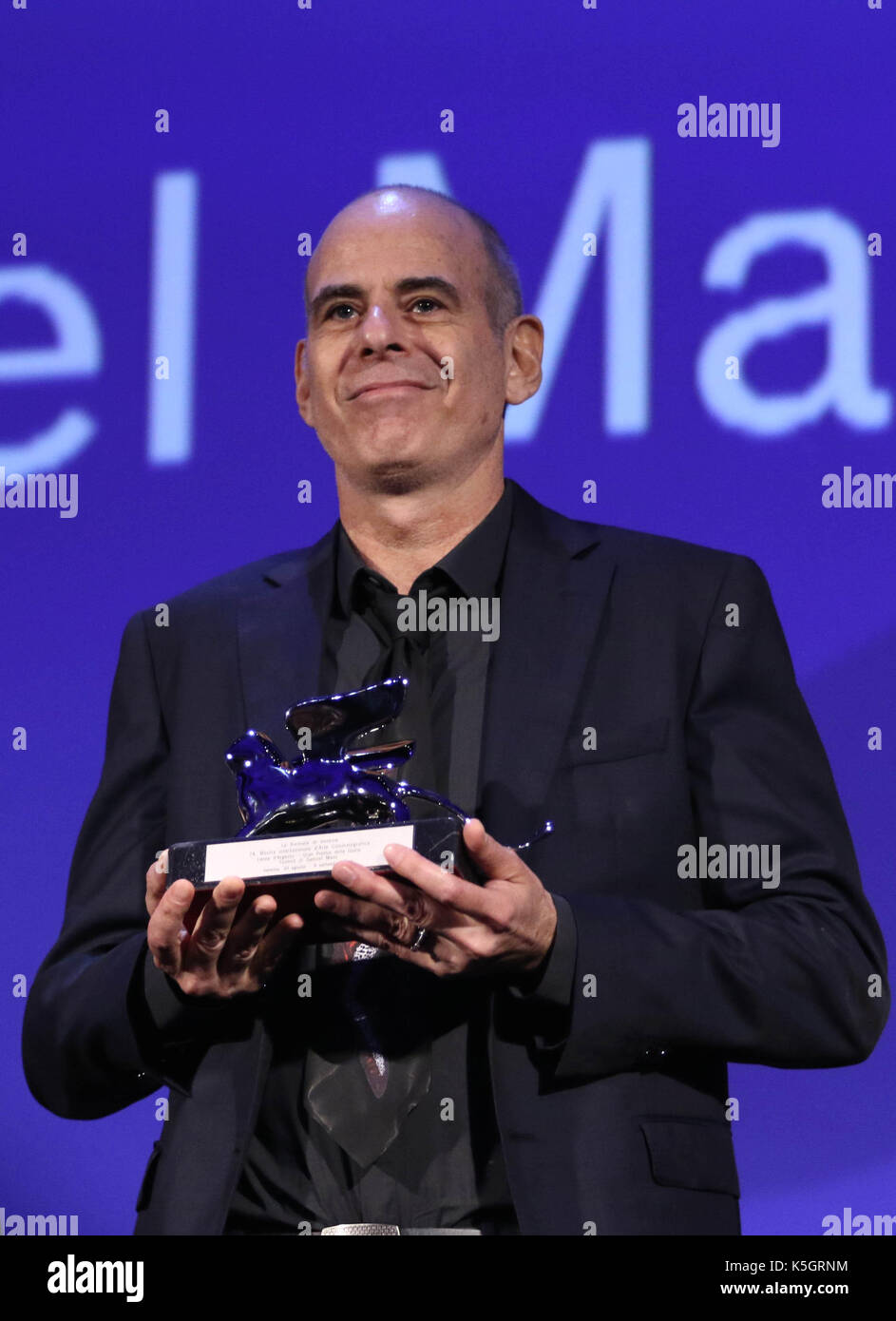 Venedig, Italien. 9. September 2017. : Der Regisseur Samuel Maoz, Jury Lion Award für den Film 'Foxtrot'. 74. Internationalen Filmfestspielen Venedig Credit © ottavia Da Re/Sintesi/Alamy leben Nachrichten Stockfoto