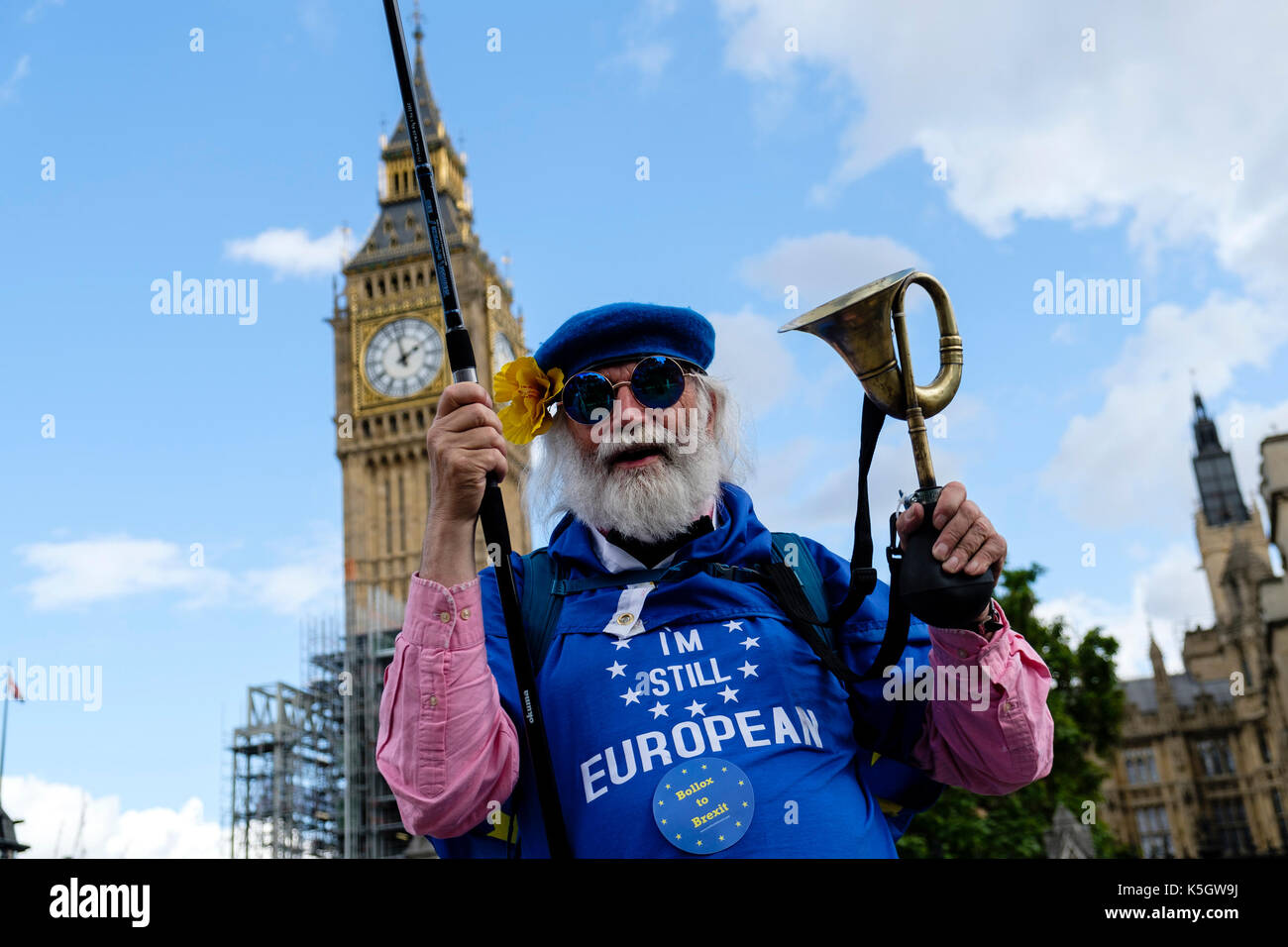 London, Großbritannien. 9. September 2017. Tausende März durch Londons Straßen ein zweites Referendum Brexit anspruchsvoll. London, 9. September 2017. Credit: Noemi Gago/Alamy leben Nachrichten Stockfoto