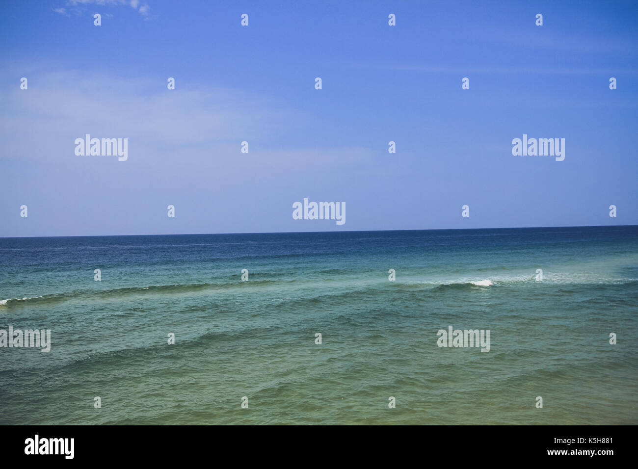 Blick auf das Meer Stockfoto