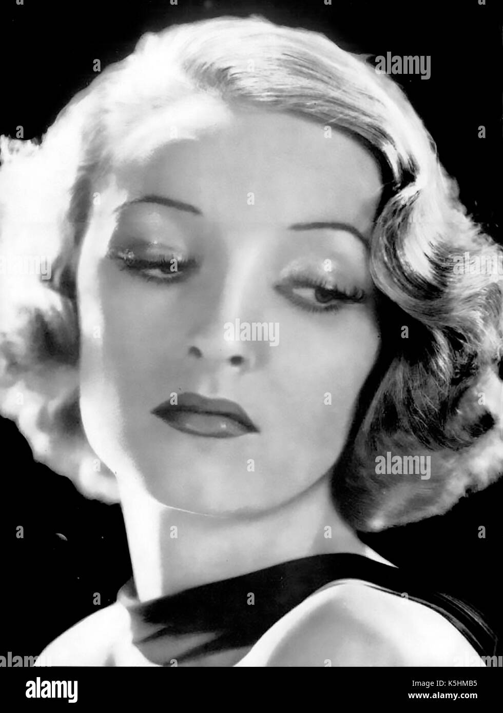 GWILI ANDRE (1908-1959) Dänische Modell und Hollywood Schauspielerin über 1933 Stockfoto