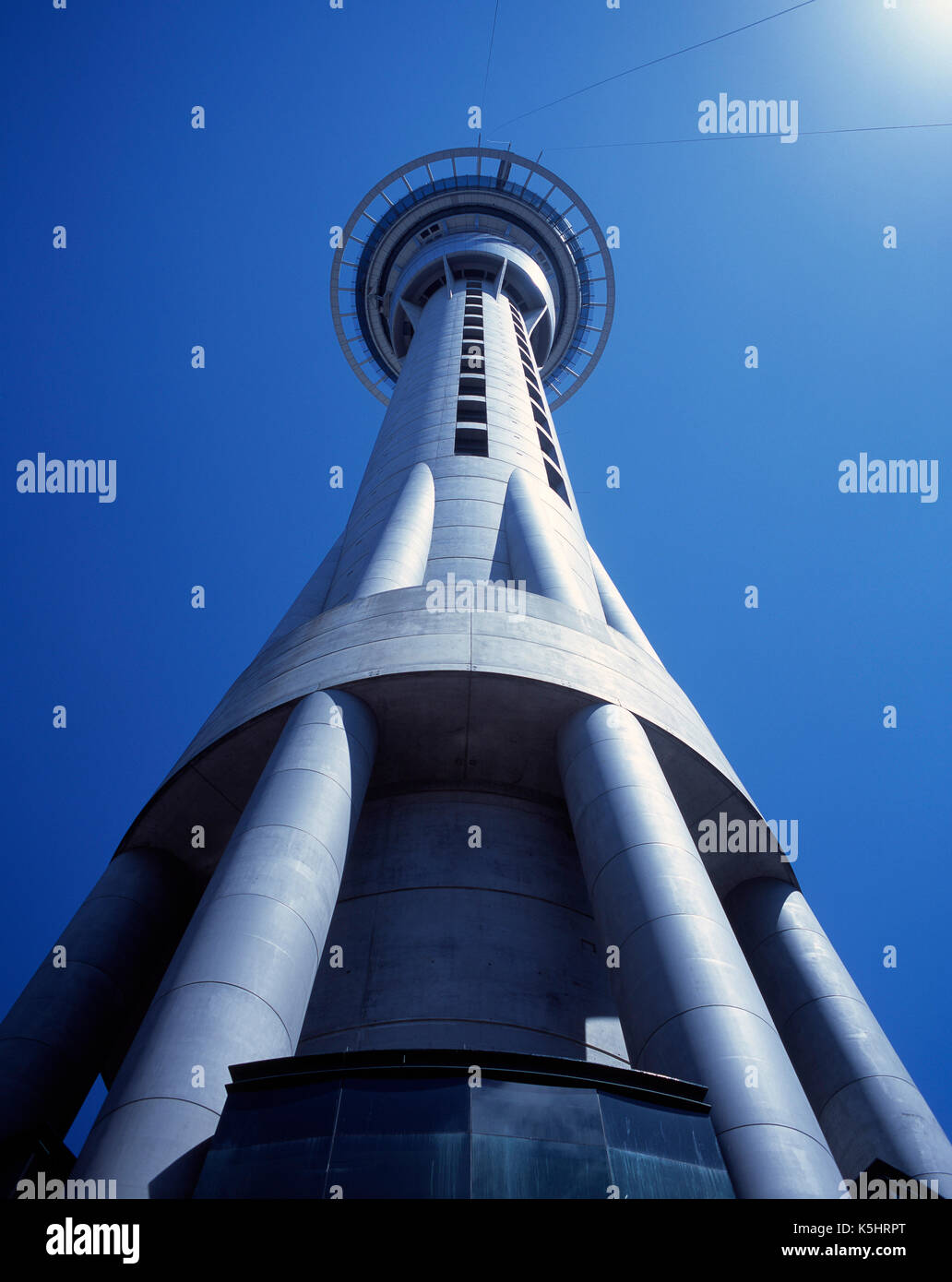 Neuseeland. Auckland. Sky Tower. Stockfoto