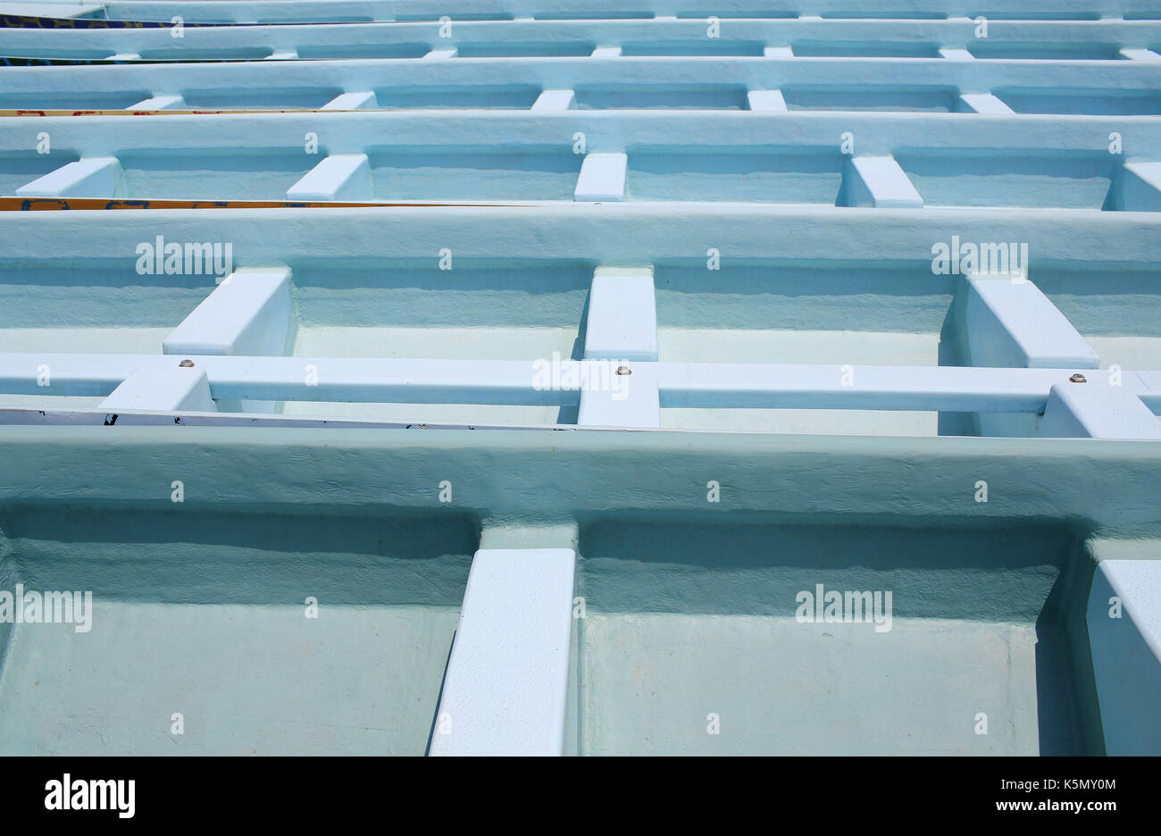 Tiffany blau Boot Kanu in Hongkong Stockfoto