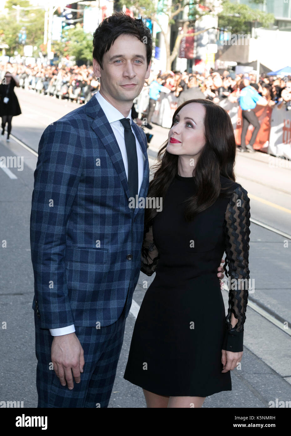 Mark Leslie Ford und Ksenia Solo Besuchen die Premiere des uburbicon' während der 42 Toronto International Film Festival, tiff, an der Prinzessin von Wales Theatre in Toronto, Kanada, am 09. September 2017. - Keine LEITUNG SERVICE - Foto: Hubert Boesl/dpa Stockfoto