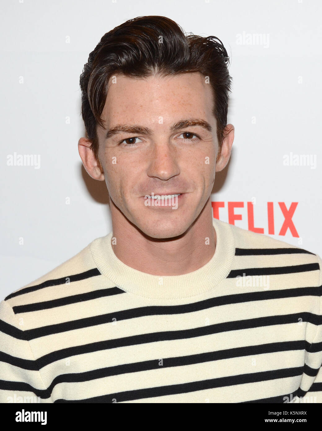 Schauspieler Drake Bell besucht Ed Asner Freunde Celebrity Poker Turnier, Autismus Gesellschaft Hayworth Los Angeles Showroom Citigroup Center Los Angeles September 9,2017. Stockfoto