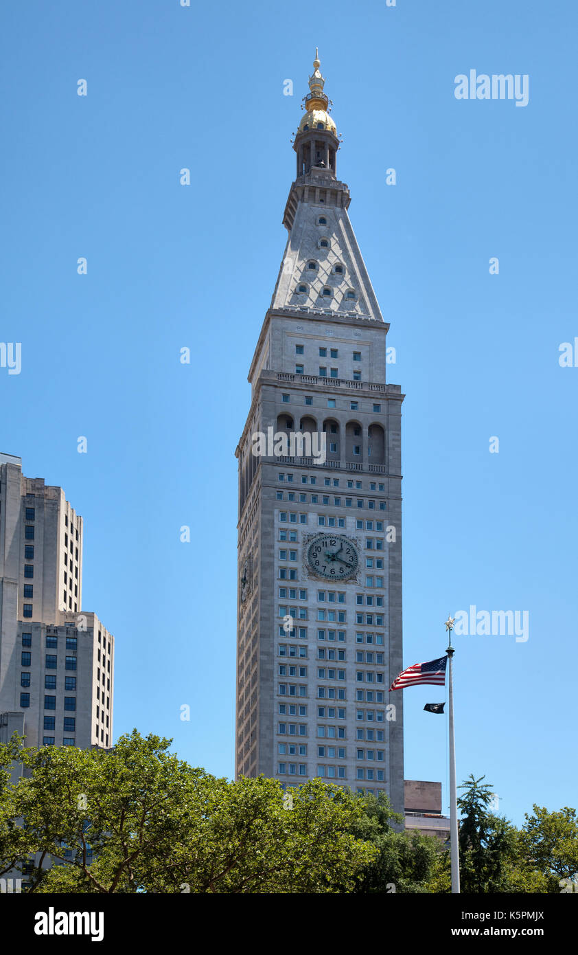 Metropolitan Life Insurance Tower in New York - USA Stockfoto