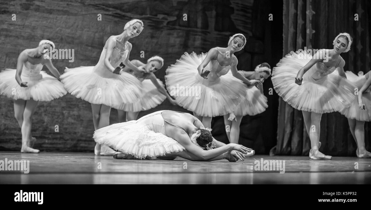 Russische Ballett Schwanensee Stockfoto