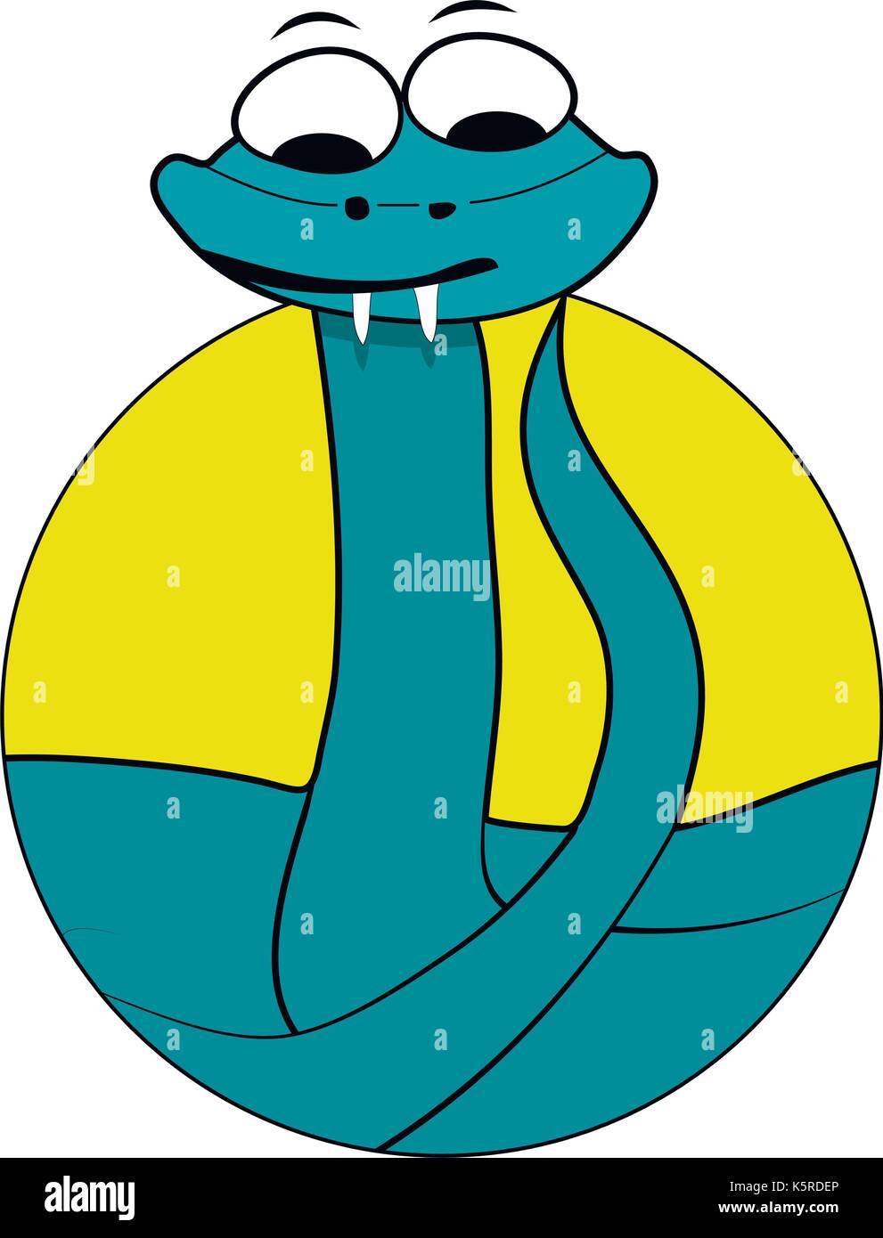 Schlange Cartoon Symbol Symbol Cobra Vektor Und Schlange Kopf