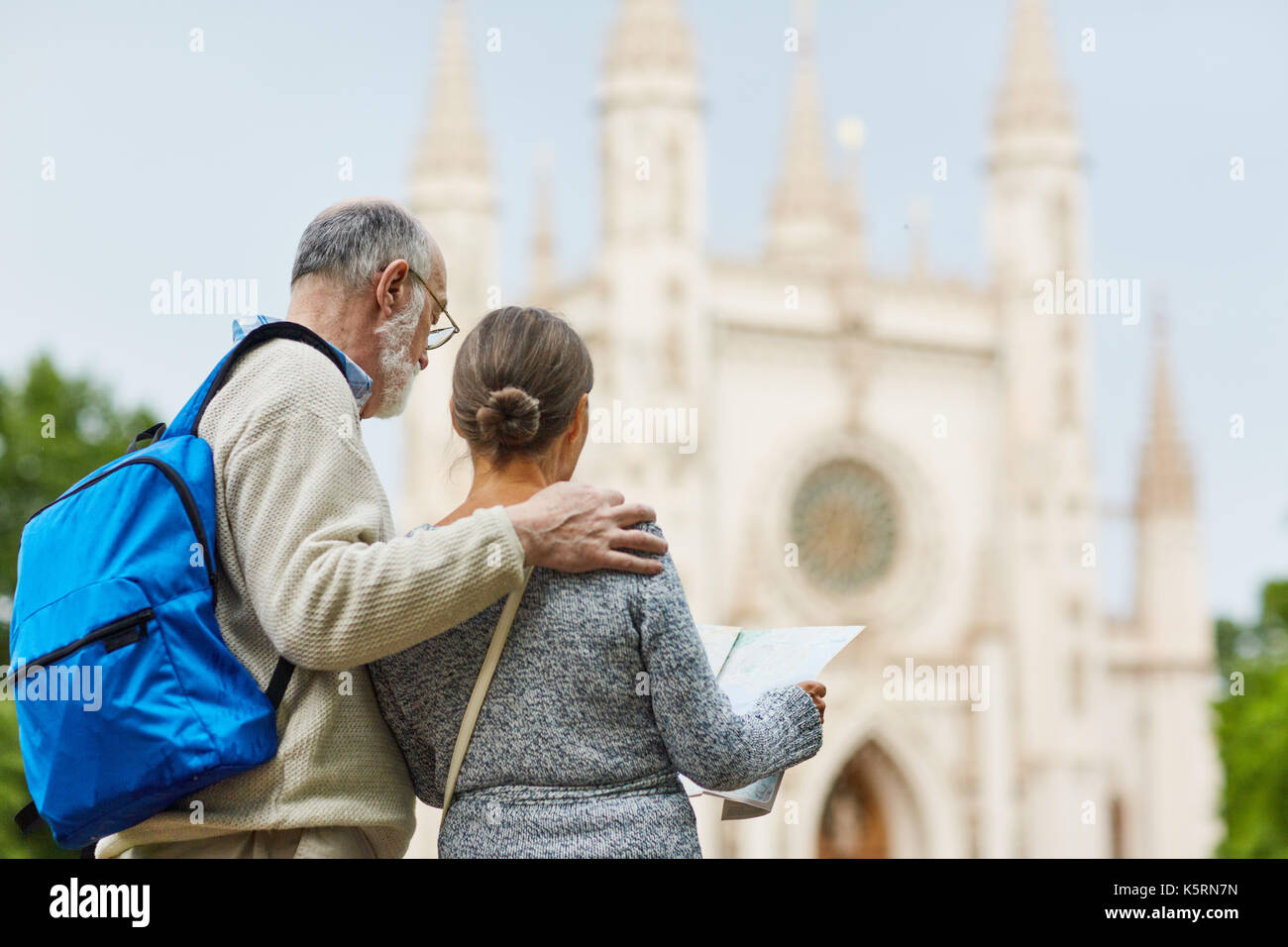 Reise der Senioren Stockfoto