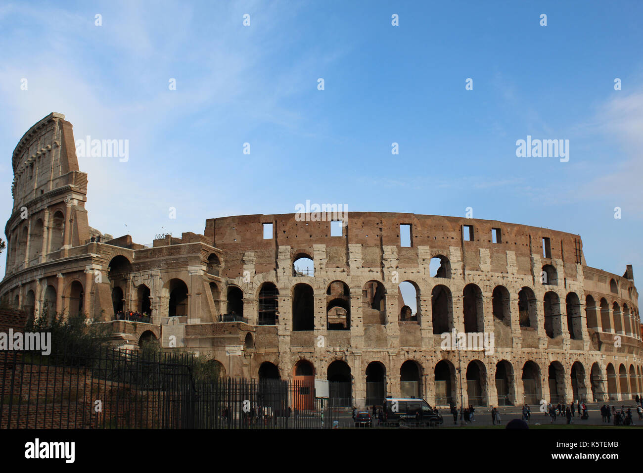 Das Kolosseum im Winter. Rom, Italien. Stockfoto