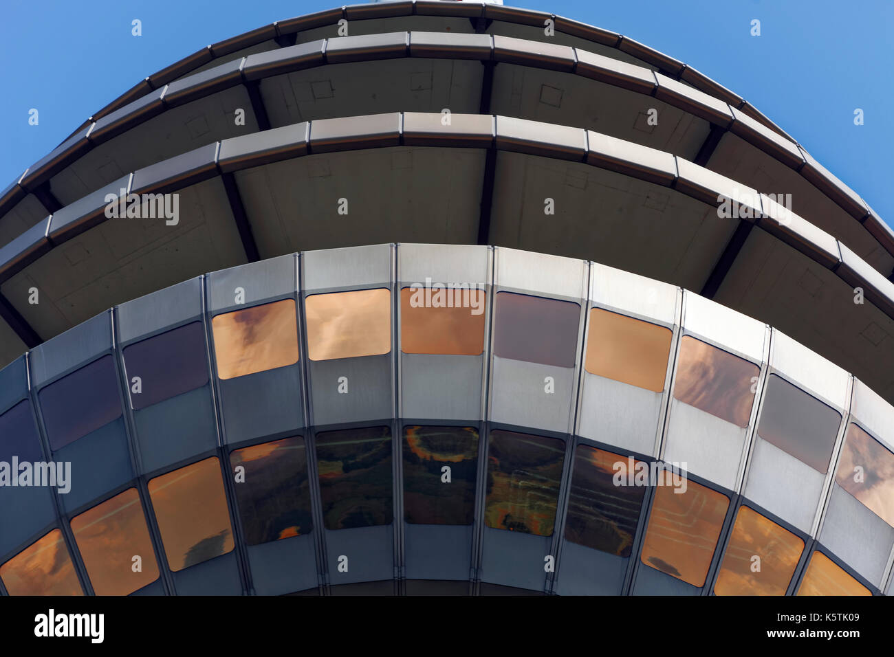 Windows, Aussichtsplattform, Telekommunikation Turm, Nürnberg, Mittelfranken, Franken, Bayern, Deutschland Stockfoto