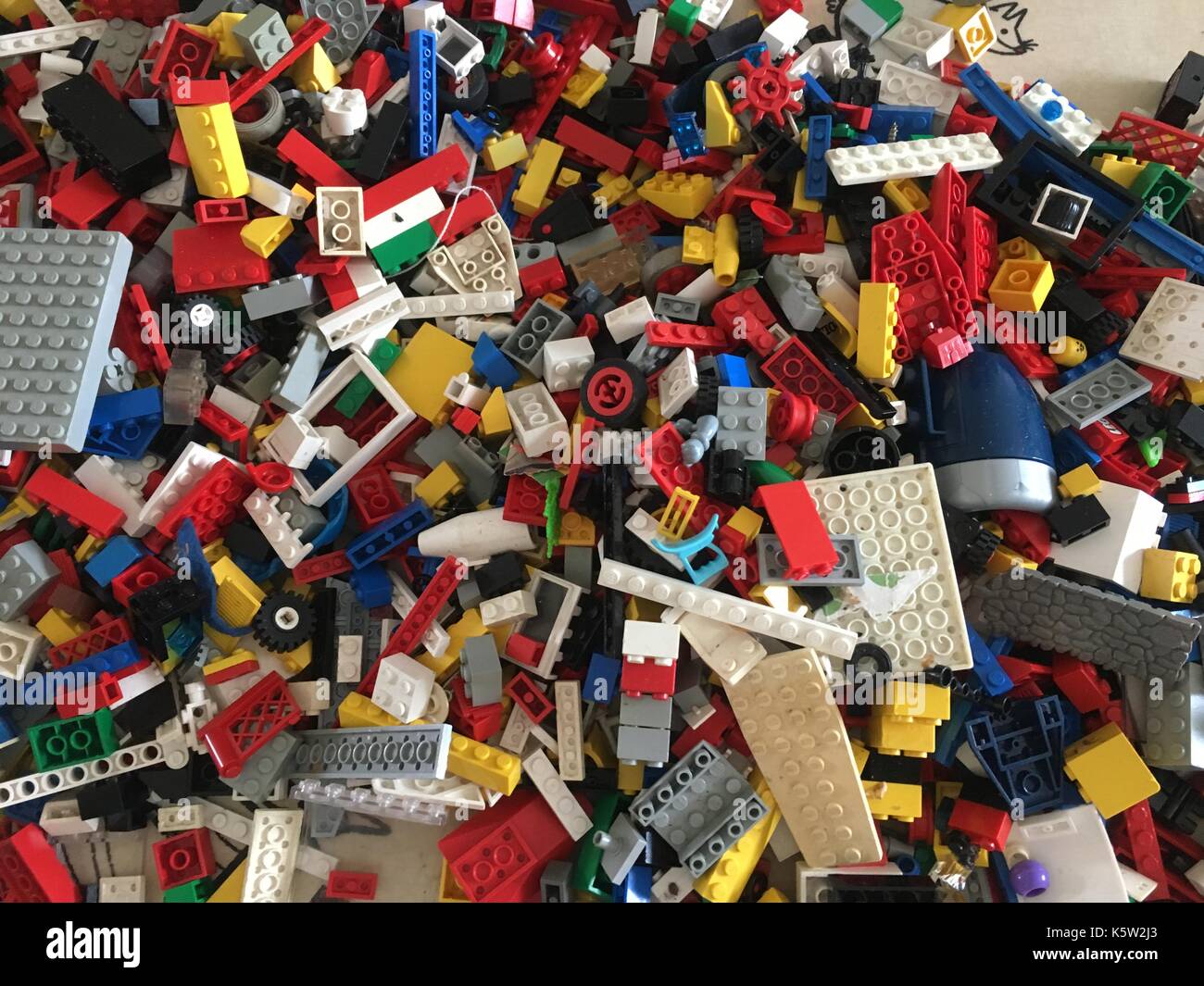 Lego Steine Stockfoto