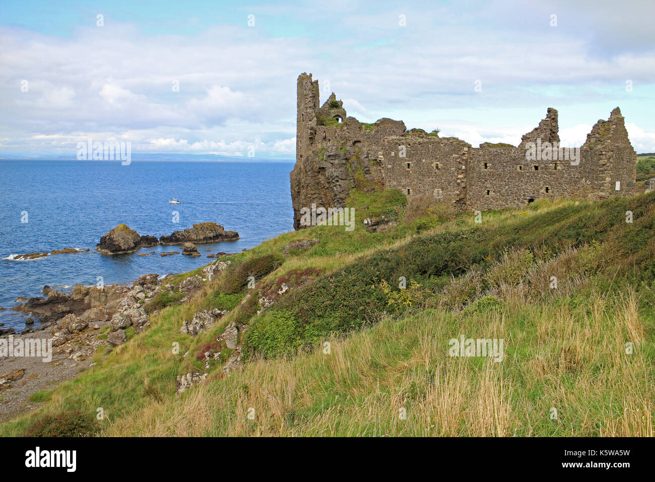 Dunure Castle, Ayrshire, Schottland Stockfoto