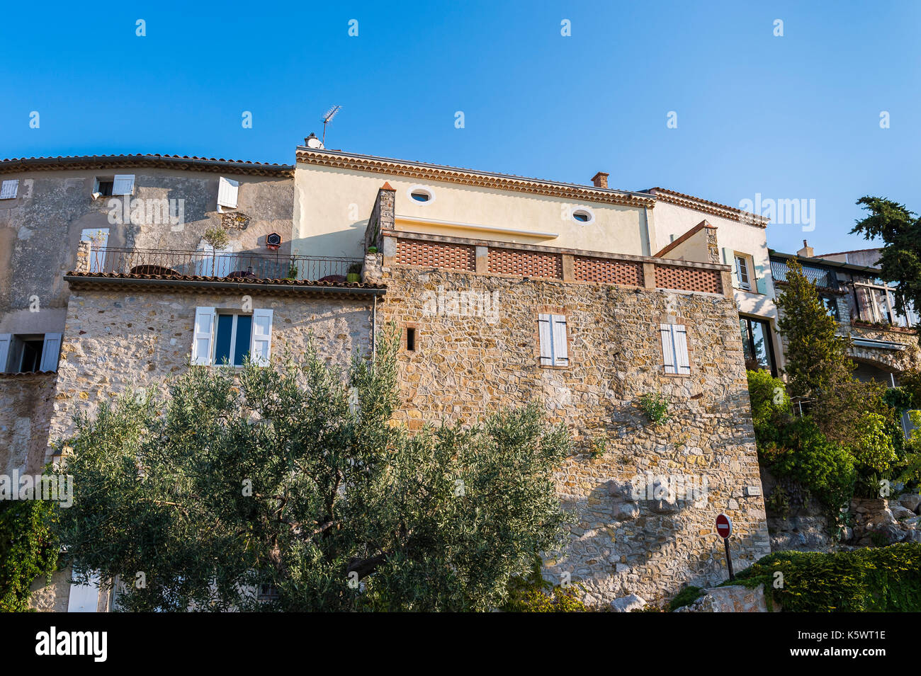 Dorf mittelalterlichen du Castellet Var Frankreich Stockfoto