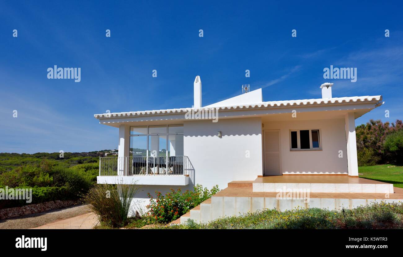 Ferienwohnung Villa Punta Grossa Menorca Menorca Spanien Stockfoto