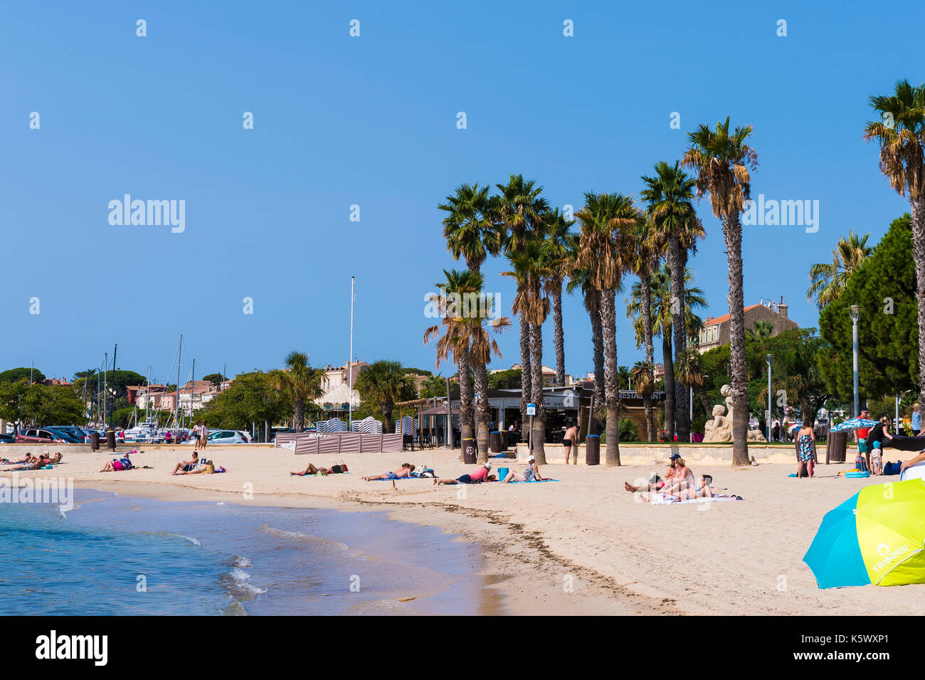 Plage du Casino Bandol Var Frankreich 83 Stockfoto