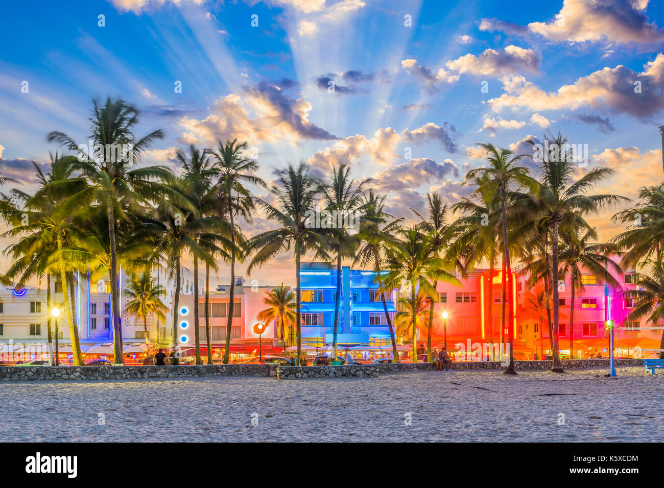 Miami Beach, Florida, USA. Stockfoto